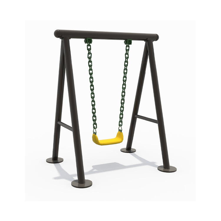 Outdoor Swing Hanging Chair Outdoor Courtyard Garden Outdoor Children's Large Amusement Rocking Chair Iron Double Swing Chair