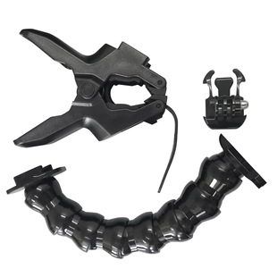 for gopro10/9 accessories osmo action bracket 7 section bendable curved neck shark clip powerful clip
