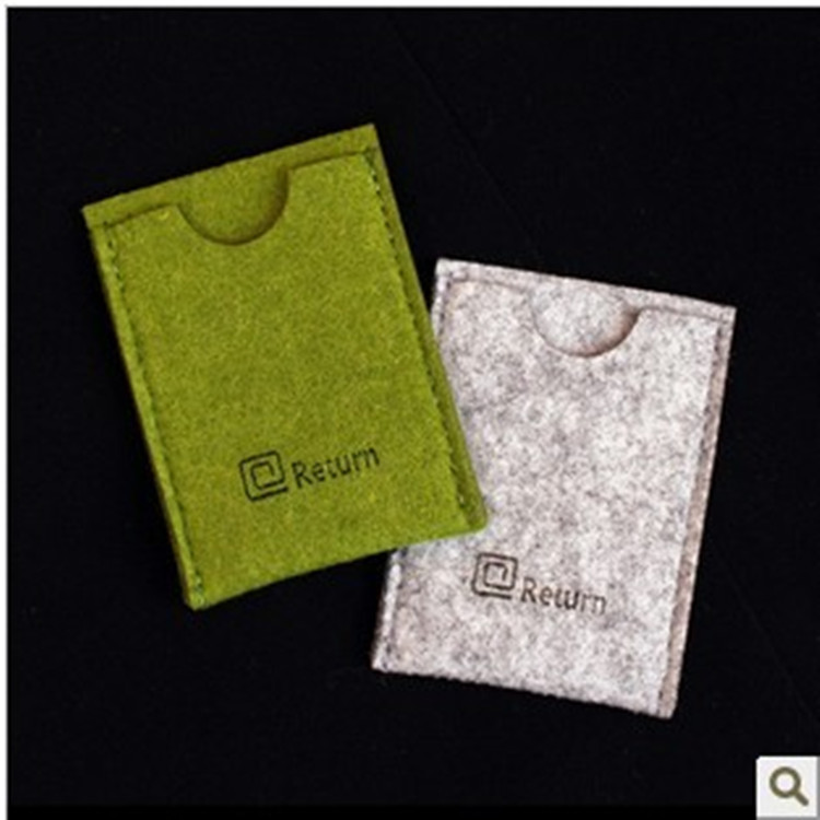 厂家专业定制 毛毡公交卡保护套