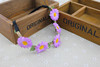 Headband, beach hair accessory solar-powered, flowered, boho style