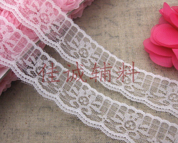无弹单边蕾丝花边 DIY 服装内衣花边辅料 3/5CM两款