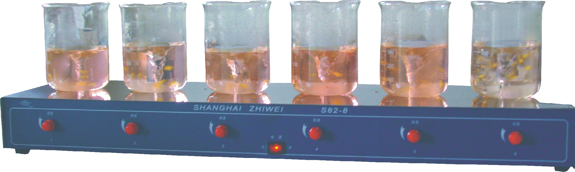 供应S82-6型六联磁力搅拌器。多工位