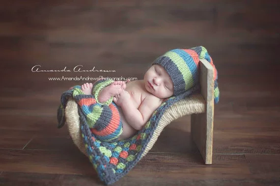 Фотопробы, свитер для новорожденного, шерстяной связанный детский набор handmade
