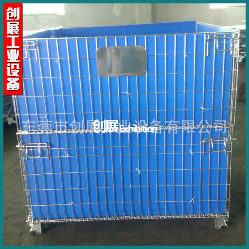 广州仓储笼厂家出售标准金属仓储笼 定做折叠式仓储笼