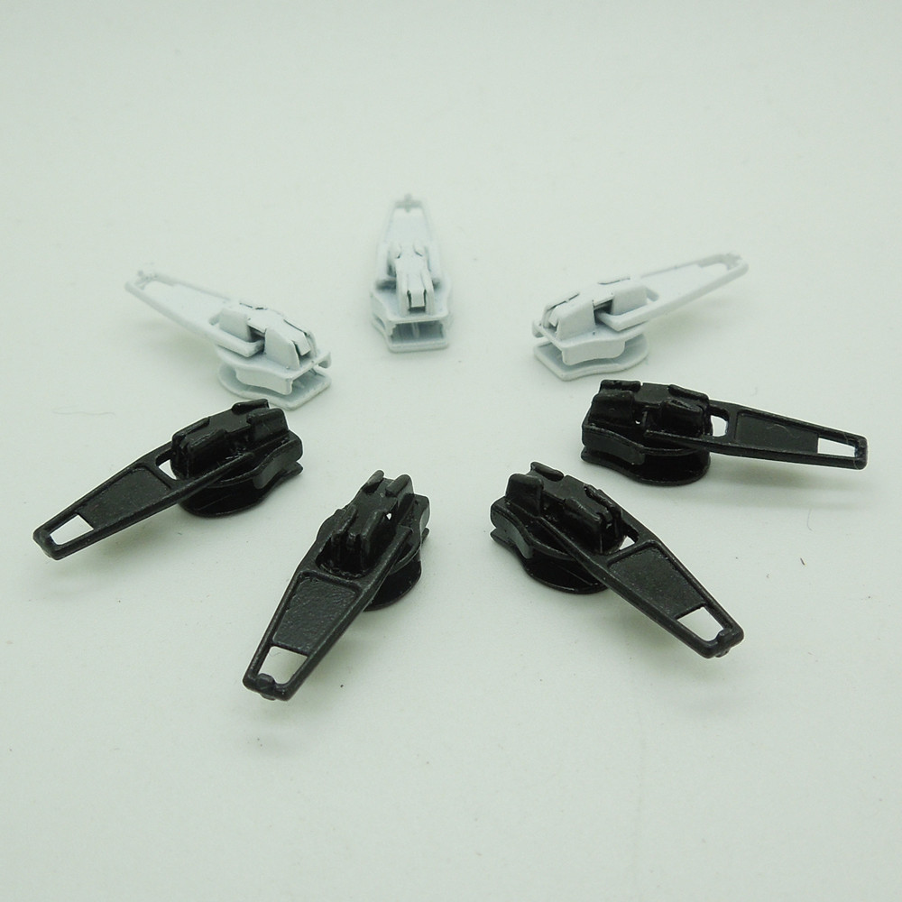 跨境促销3#尼龙拉链加厚自动头箱包服装裤子抱枕带锁拉链头现货批