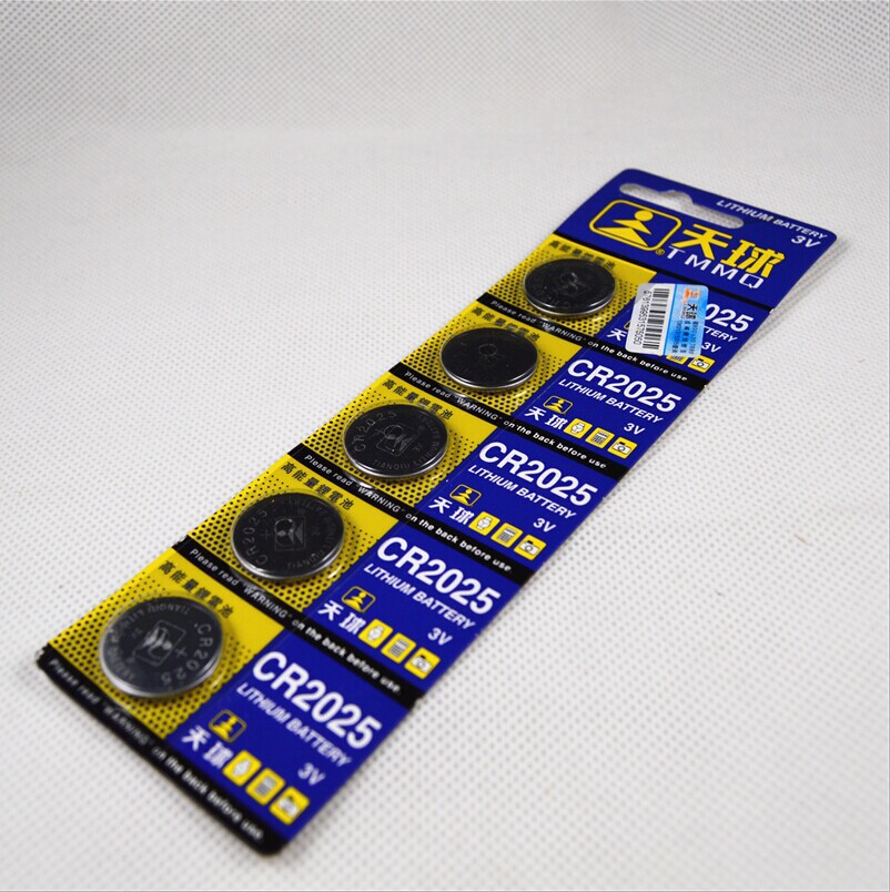 天球 CR2025锂电池 纽扣电池 电脑主板电池 遥控器 健康枰电池 3V