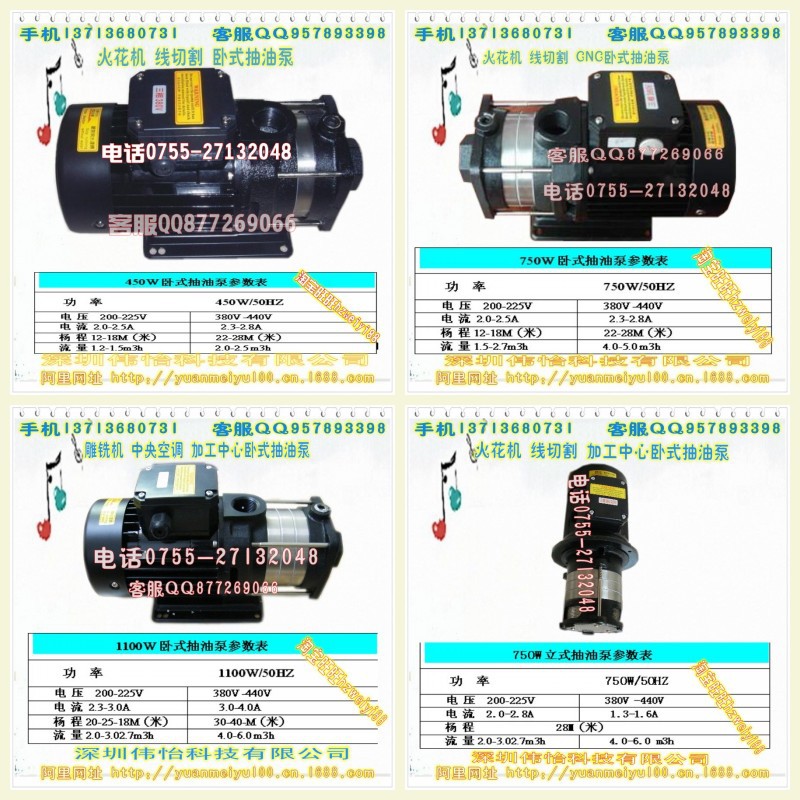 火花机卧式抽油泵 4图