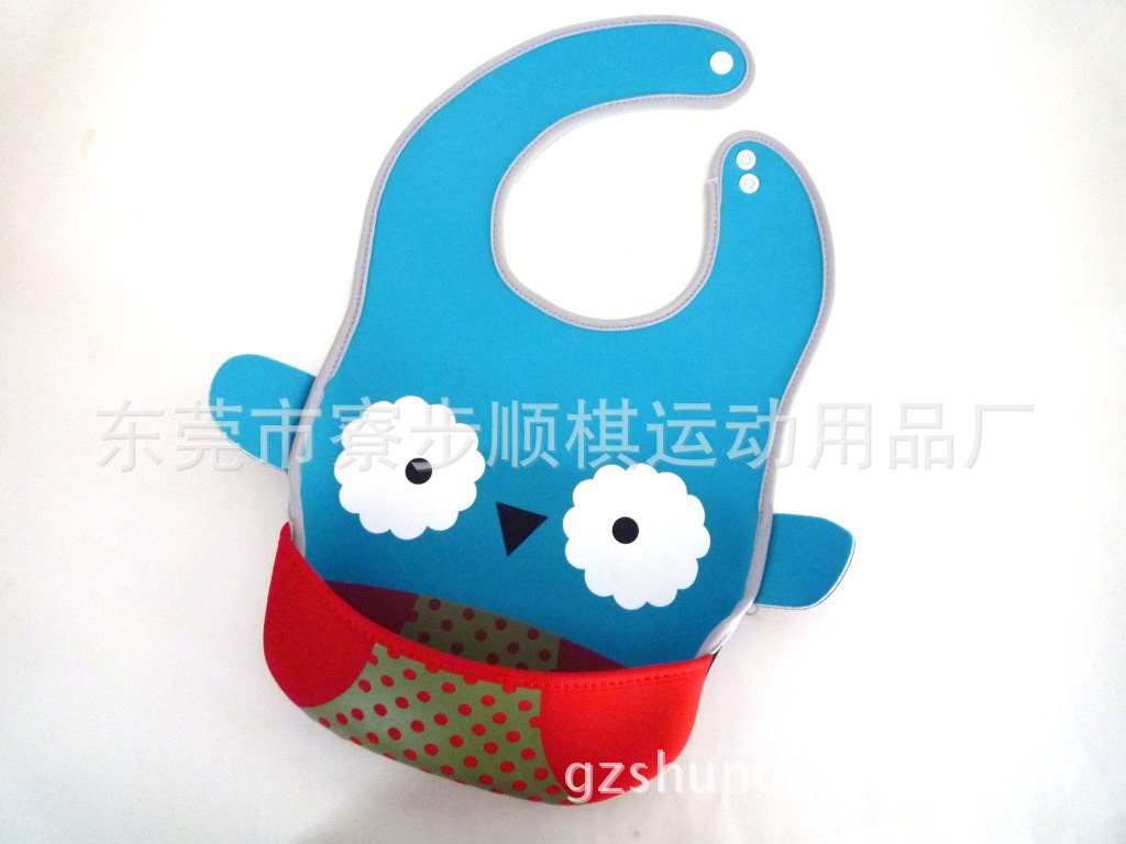 貓頭鷹嬰兒圍兜