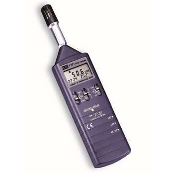 可开13%票TES-1361C 温湿度测量仪（RS-232数据接口，可记录）