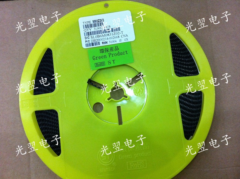 贴片稳压管二极管 MM3Z3V9 SOD-323 0805 3.9V ST 全新正品