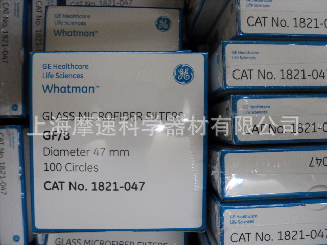 Whatman Grade GF/B无黏合剂玻璃微纤维滤纸1821-047