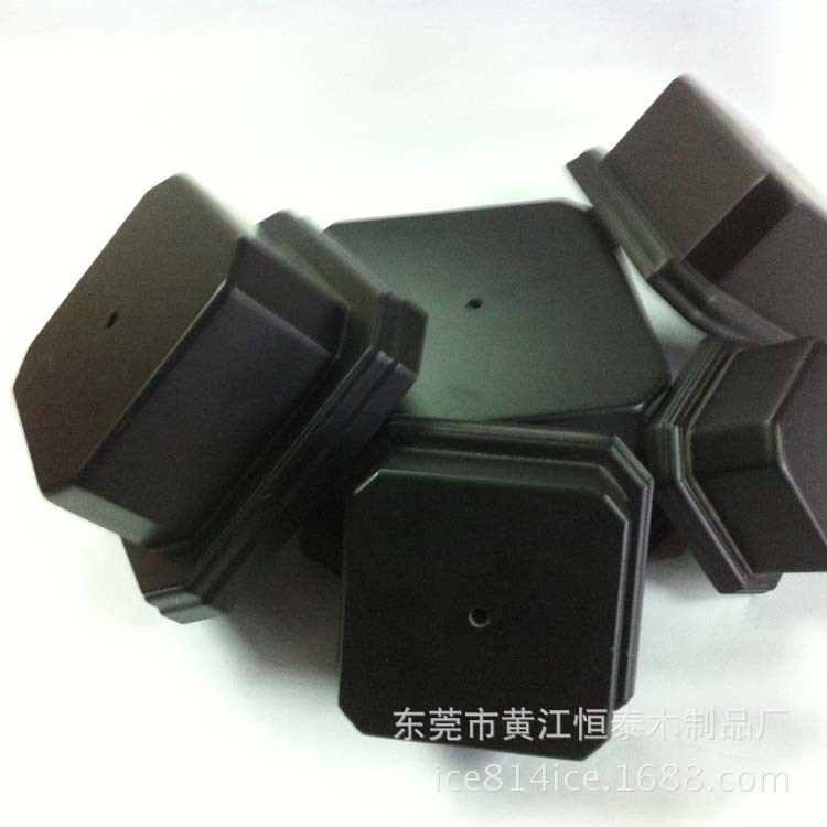 东莞木制工艺品厂比赛奖杯摆件配件黑色烤漆中纤密度板木底座