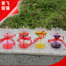 创意爱情温度计 情人心形玻璃创意温度计