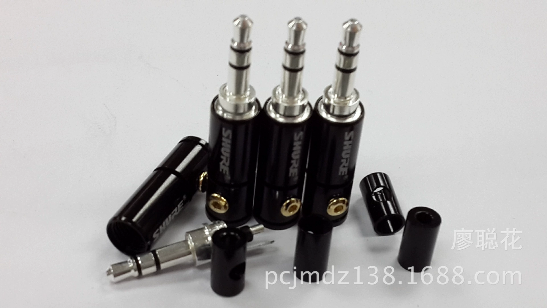 Shure, объёмная серебряная игла, набор, штекер, 4 штуки, комплект из 4 штук