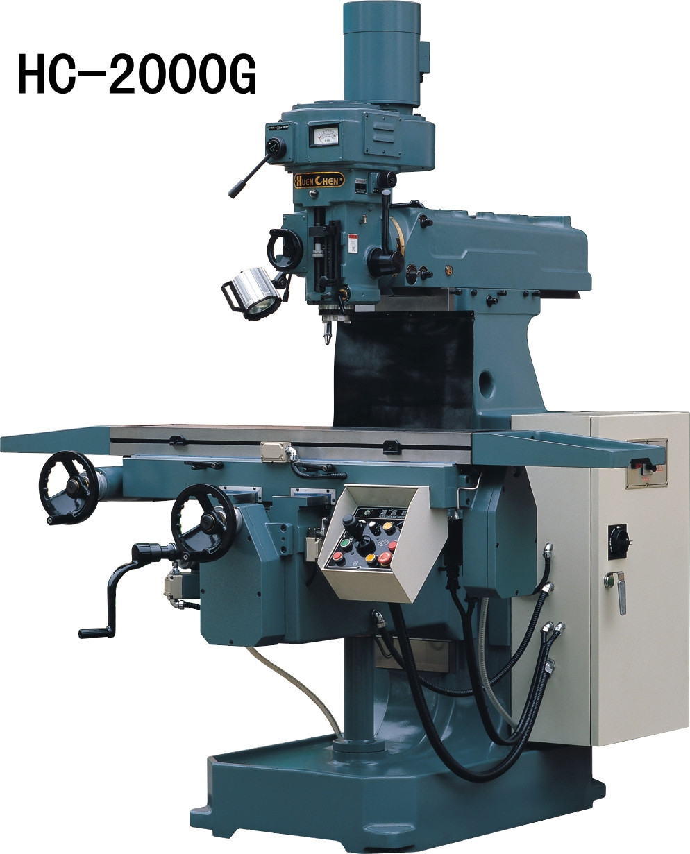 供应台湾鸿昌    HC-2000G/HC-2000F炮塔铣床  青岛中大机床销售