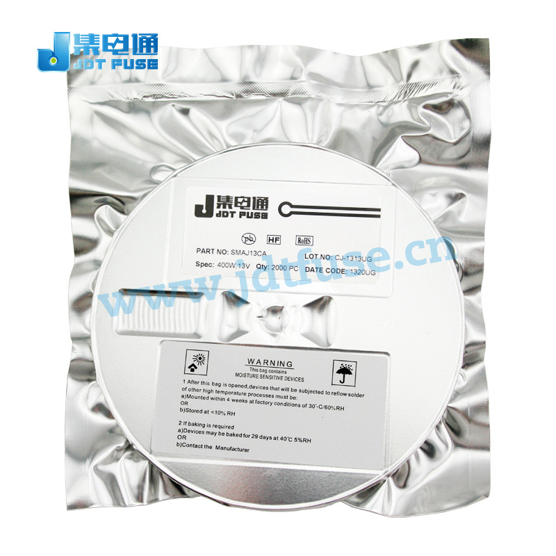 SMAJ13CA  13V双向TVS瞬变抑制贴片二极管生产厂家TVS管防过电压