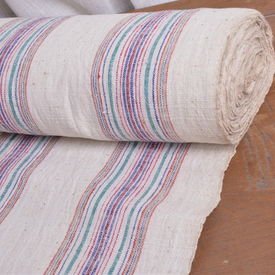 Shanghai nostalgia Old objects Shanghai The old coarse cloth Cotton fabric manual Textile fabrics Republic of China Plaid 08