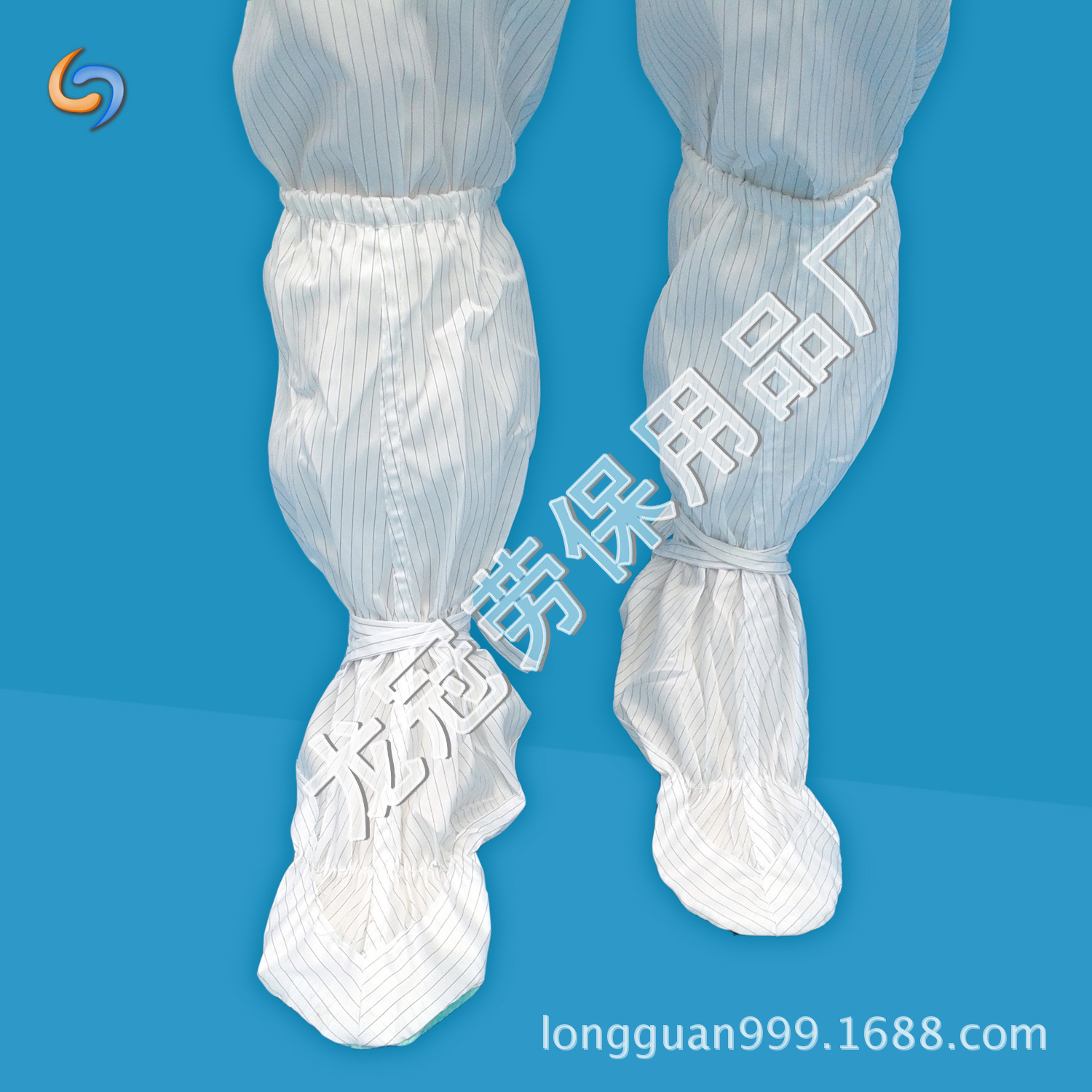 防静电软底靴 高筒软底鞋无尘套靴工作靴防尘加厚底防护鞋套