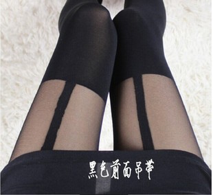 Foreign trade fake suspenders straight fake thigh socks pantyhose fake tall wholesale pantyhose women spring and autumn