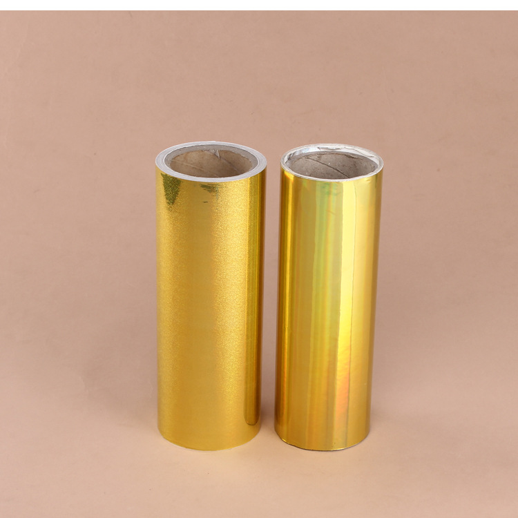 镭射不干材料 .镭射金平光材料.金色小麻点