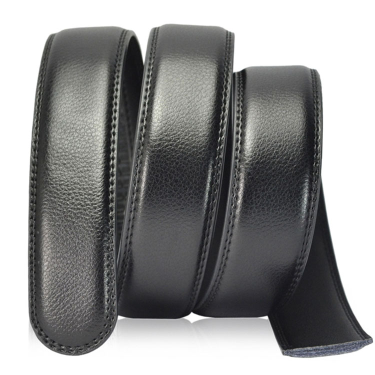 The printed brand belt body is a good leather band male card buckle…