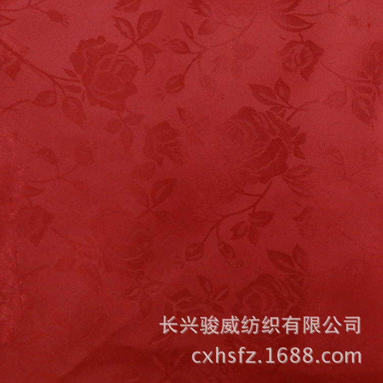 【厂家直销】 供应优质 提花布 花朵较密 服装 床上用布