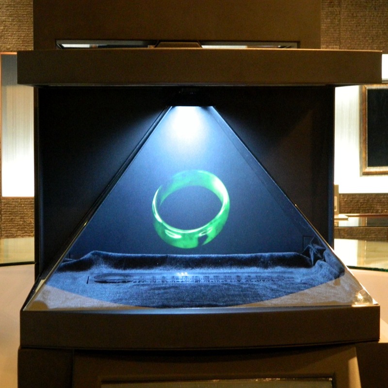 全息柜子显示屏1米*1米 360°全息展示柜全息屏全息幻影成像柜子