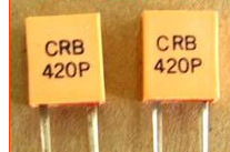 直插陶瓷晶振 CRB420P 420K 谐振器  用于遥控器上 两脚CSB420P