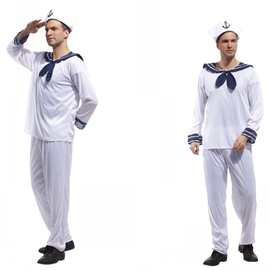 万圣节cosplay服装 成人舞台演出服 海军水手服 水手制服M-0031