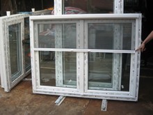 維博門窗直供pvc/upvc塑鋼門窗，帶隱形紗窗，金鋼網紗扇