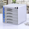 Six-storey File Cabinet to work in an office Lock Plastic Desktop file cabinet File cabinet drawer Data cabinet E802-6