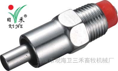 不锈钢六角乳头防溅水带滤网猪喝水龙头猪用饮水器