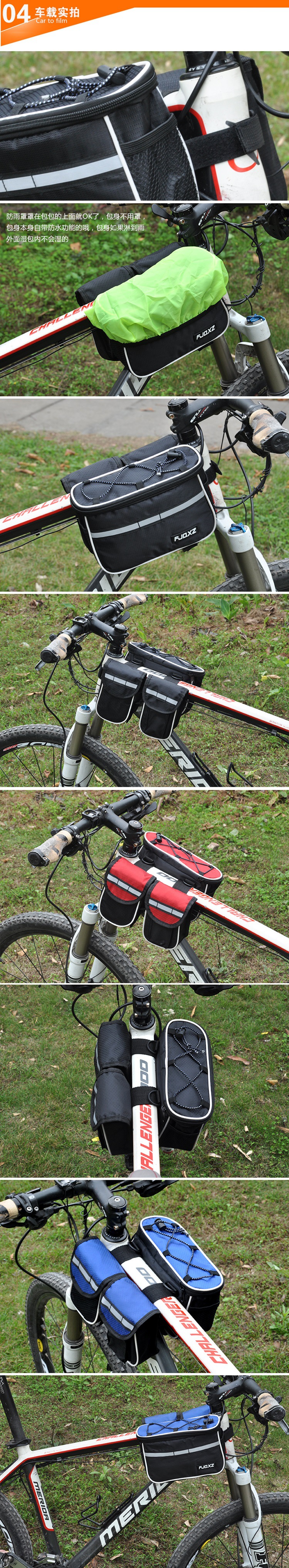 Sacoche pour vélo mixte FJQXE - Ref 2217323 Image 17