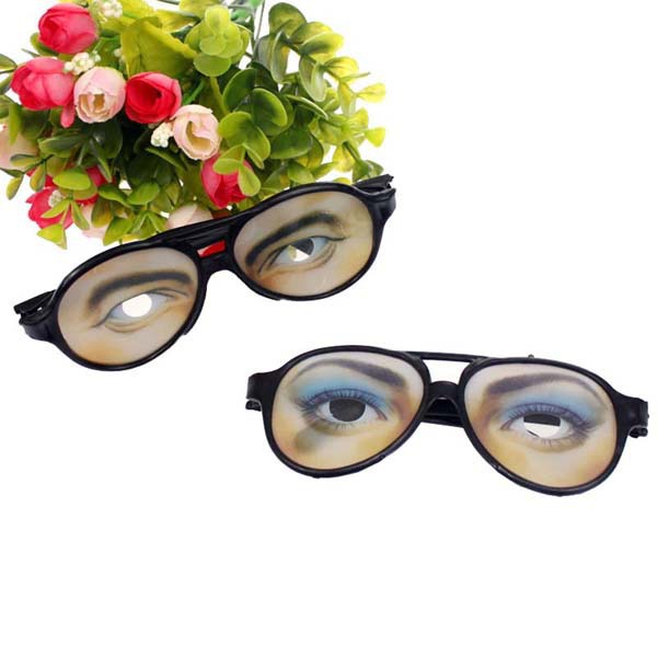 Halloween se visten apoyos del Día DE LOS Inocentes gafas decorativas nuevos hombres y mujeres divertidos gafas de plástico