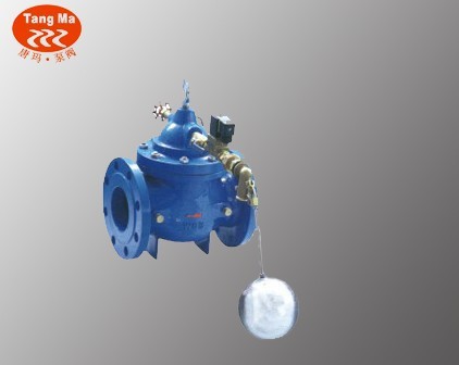 106X电磁遥控浮球阀，遥控电磁浮球阀，铸钢遥控电磁浮球阀