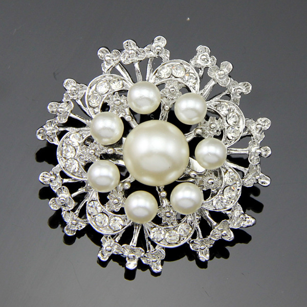 Occident and the United States alloy plating brooch (Main color Aa030-A)NHDR1885-Main color Aa030-A