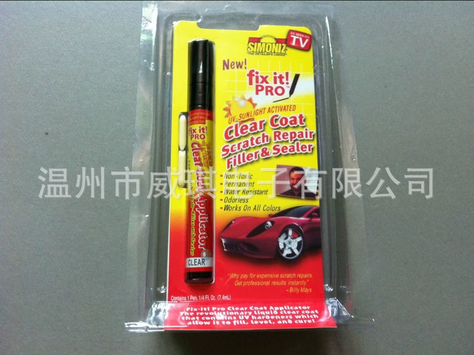 Оптовая Продажа с фабрики Fix It Pro Автомобильная Ручка для ремонта, автомобильная ручка для краски, двойной пузырьковый корпус, ремонт царапин, алюминиевая трубка