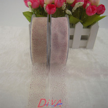 迪雅织带丝带批发服装辅料装饰带彩带纱带撒彩粉26mm可定制