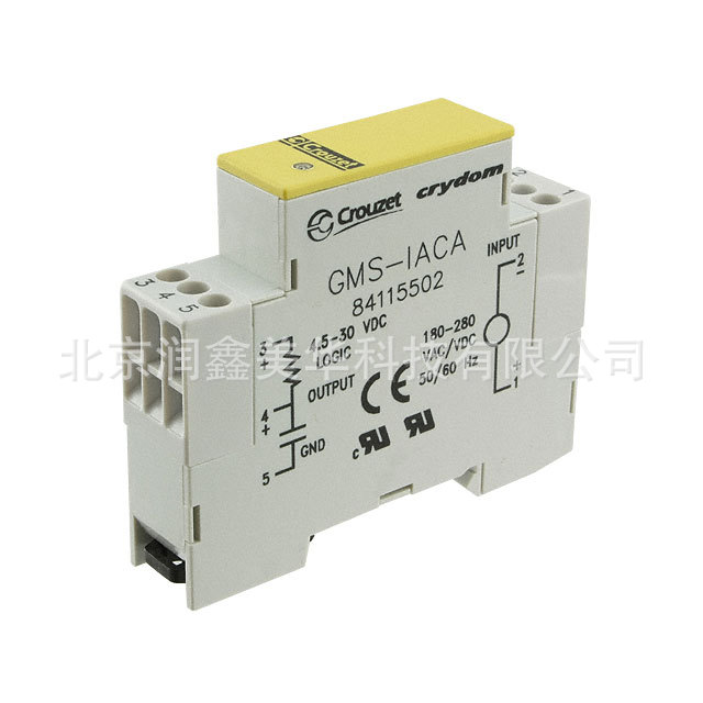 供应Crouzet /高诺斯I/O继电器模块输入84115502DIN 导轨安装