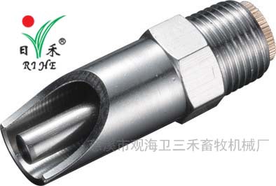 六角型不锈钢铜帽鸭嘴式猪用自动饮水器母猪饮水嘴