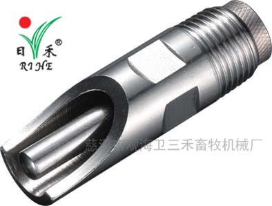 养猪加厚型钢帽子钝不锈钢鸭嘴四分猪用自动饮水嘴