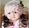 Children's wig, headband, hair accessory, bangs, helmet, Korean style