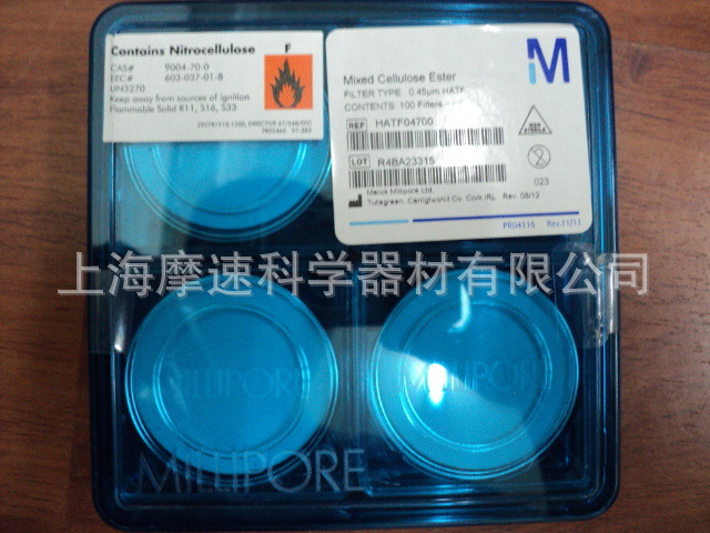 hatf04700 millipore 0.45UM 不含TRITON 混合纤维素膜停产