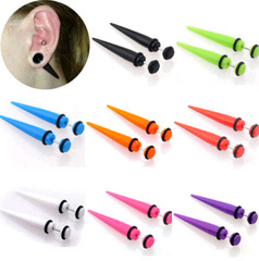 Amazon acrylic cone earring expander, earring piercing jewelry, acrylic ear expander, earlobe piercing ornament, wholesale