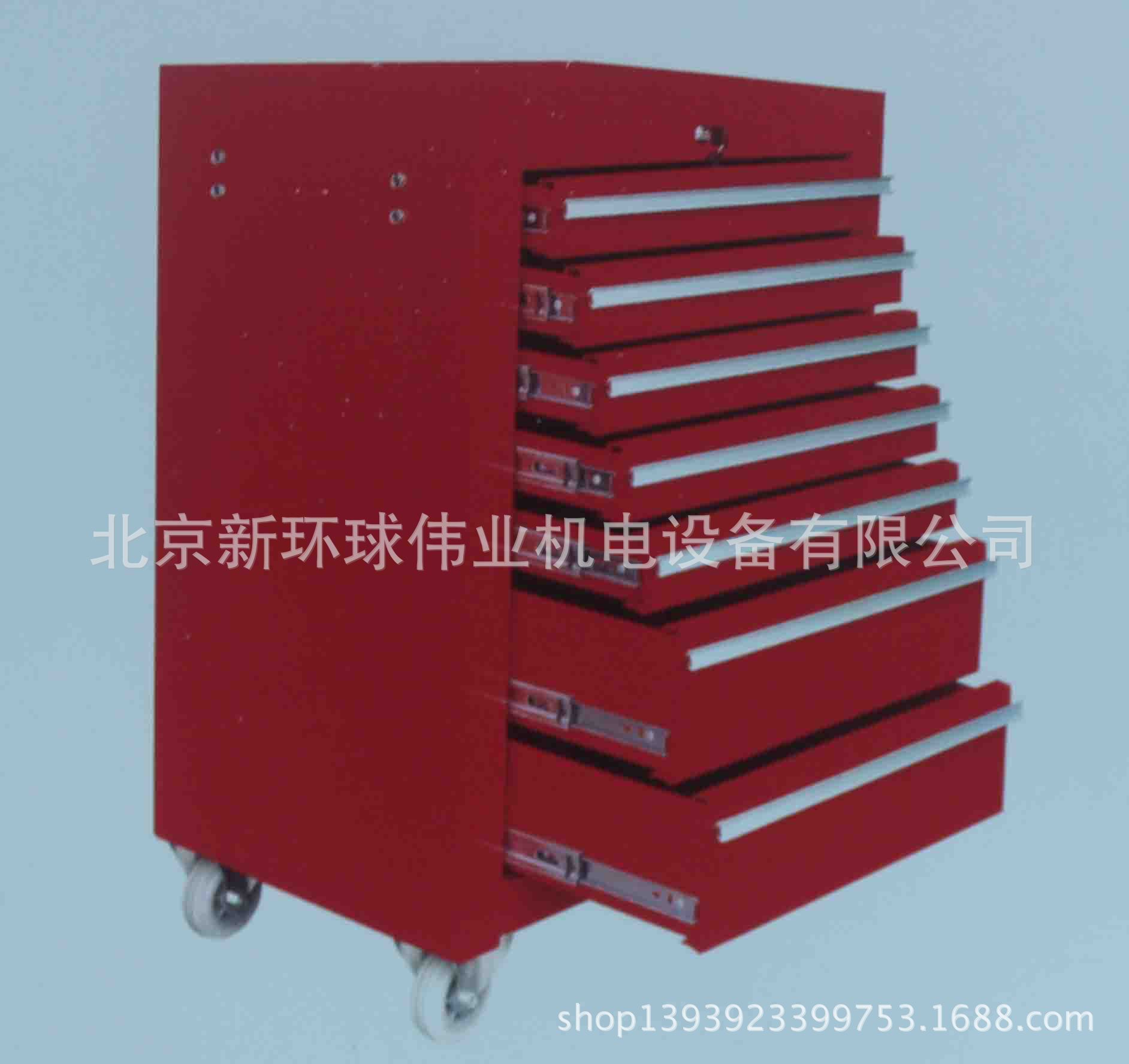 移动式七层抽屉工具车