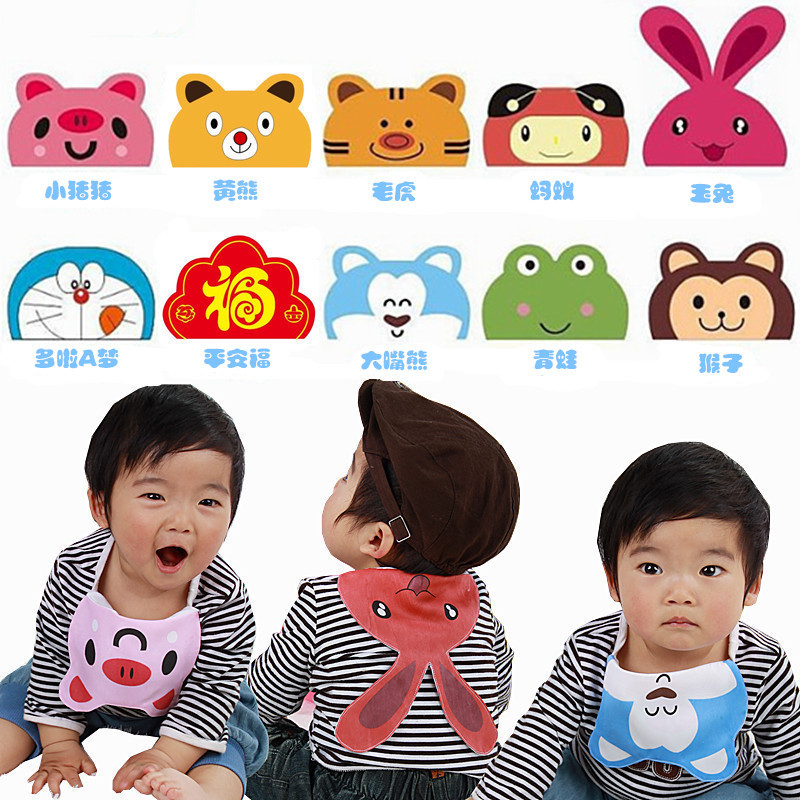 批發貼牌 四層紗布特大碼 兒童吸汗巾 寶寶墊背巾 汗墊巾 隔汗巾