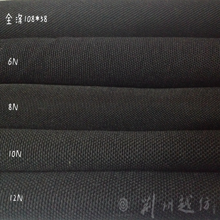 全涤6安帆布黑色 数码热转印帆布 手袋鞋帽帆布 6安-24安现货供应