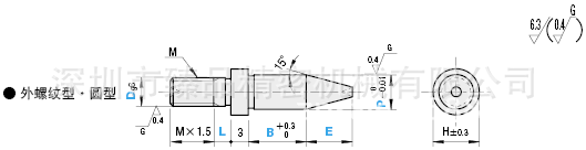 供应进给销肩型外螺纹型CFEPN