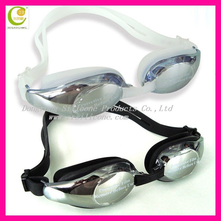 새로운 방수 김서림 방지 전기도금 거울 캐주얼 편안한 훈련 대회 수영 고글 자외선 차단 실리콘 수영 고글