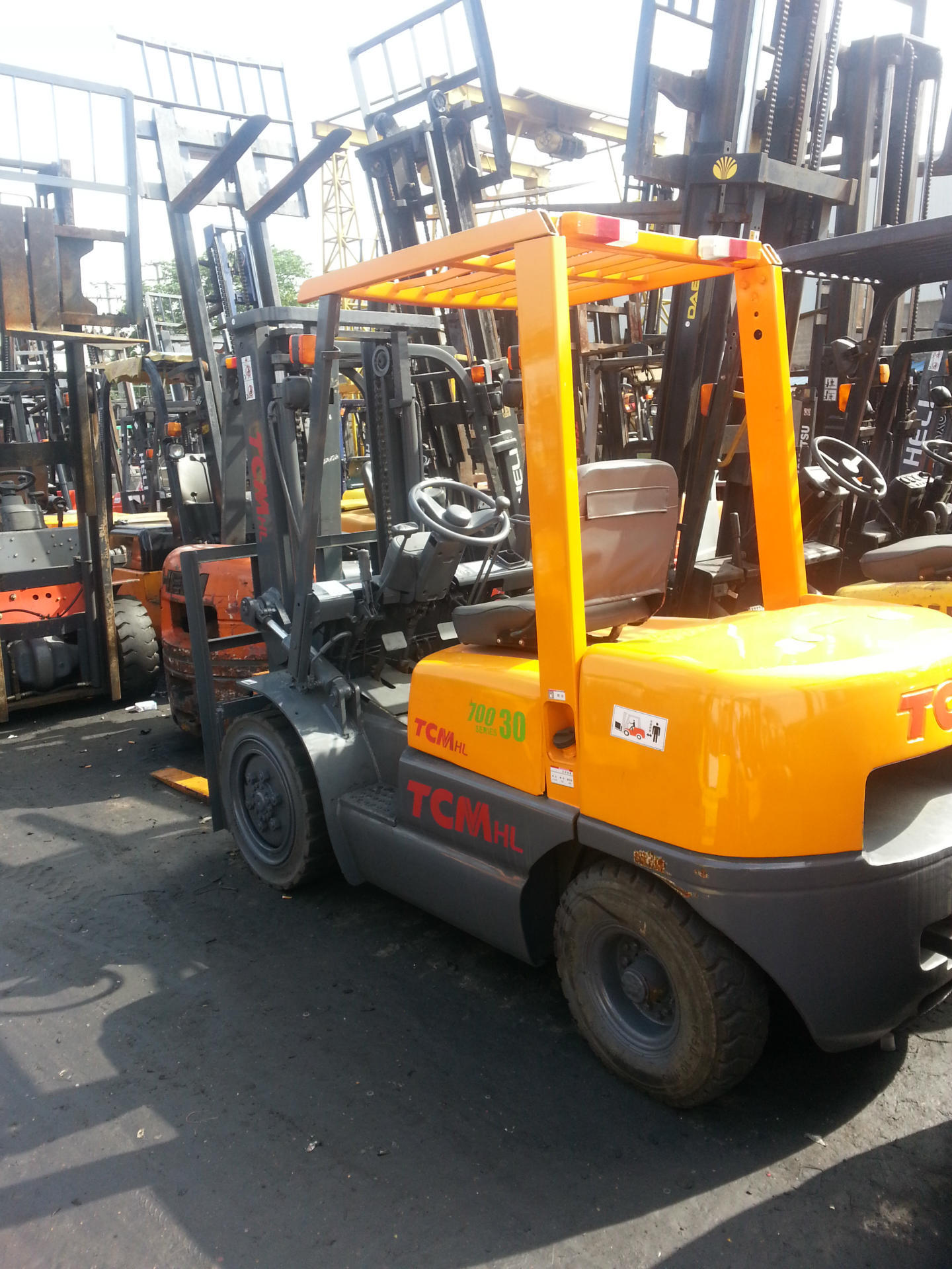 泉州市二手叉车哪里好 3吨5吨TCM叉车价格二手物流起重装卸设备